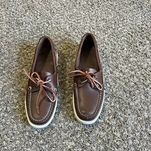 Sebago Brown Leather Loafers